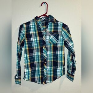 Arizona Jean Co Plaid Button-Up Shirt